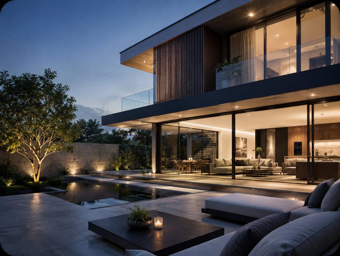 A modern residential project designed by DESIGN DAN